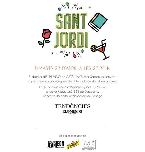 Festa de el mundo de sant jordi al dry martini
