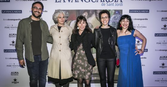 Fiesta Sant Jordi La Vanguardia Roser Amills, Eva Baltasar, Maria Bohigas, Aleko Capilouto, Veronica Nieto