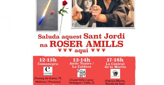 Firmas de sant jordi de roser amills