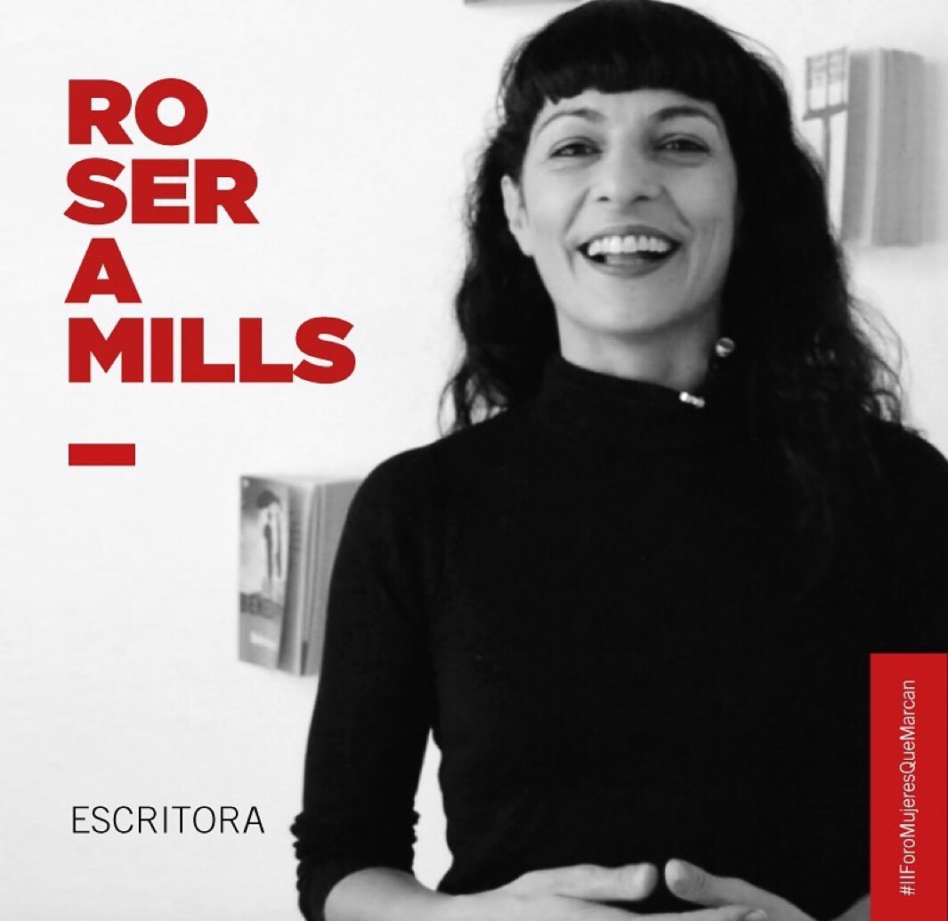 Roser Amills, escritora, en el II Foro de Mukeres Que Marcan, Palma de Mallorca 2019