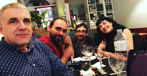 Roser Amills amb Titoieta radio a ca na mindona de barcelona