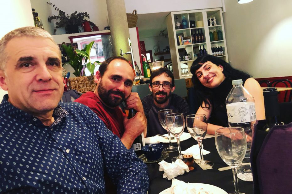 Roser Amills amb Titoieta radio a ca na mindona de barcelona