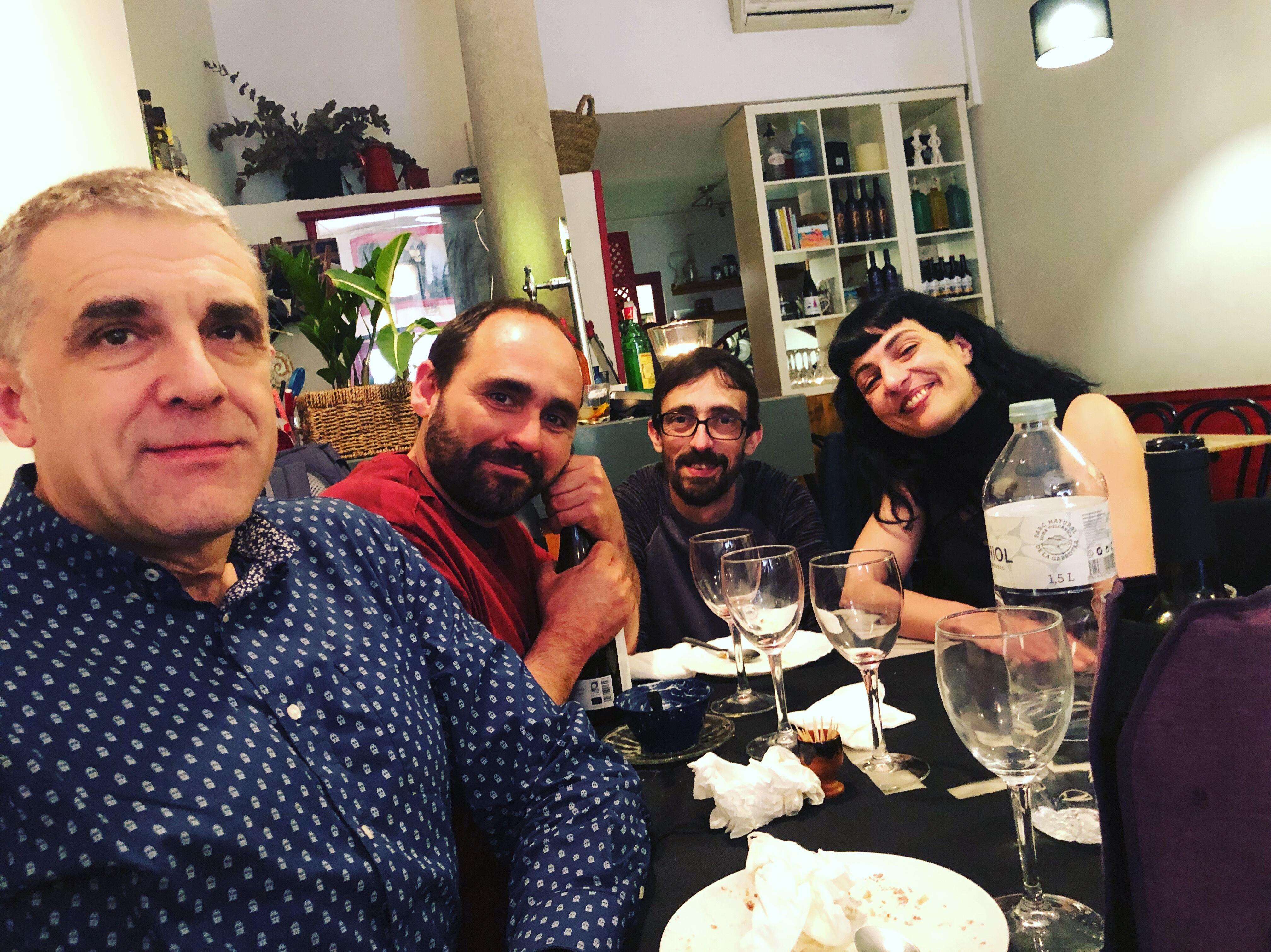 Roser Amills amb Titoieta radio a ca na mindona de barcelona