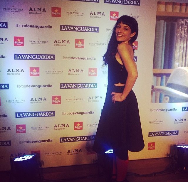 Roser Amills festa de Sant Jordi de La Vanguardia a l'hotel Alma