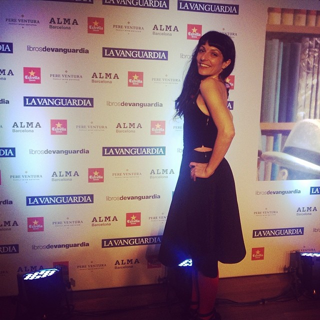 Roser Amills festa de Sant Jordi de La Vanguardia a l'hotel Alma