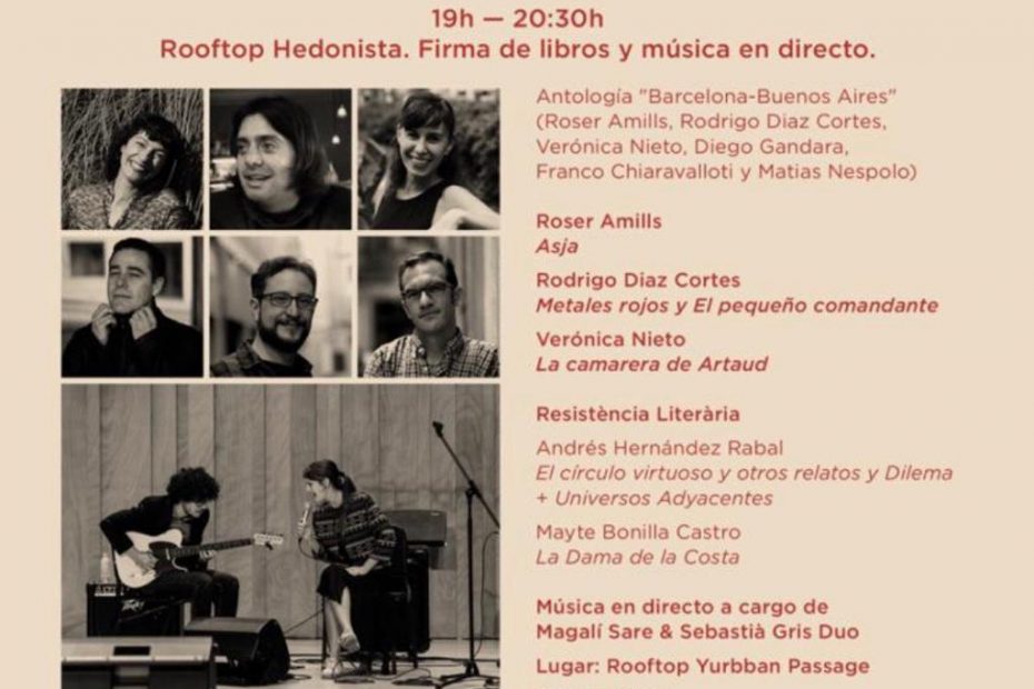 Roser Amills signa per Sant Jordi a l'hotel Yurbban, 2019