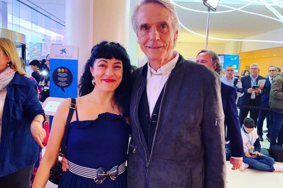 Roser Amills y Jeremy Irons gala premis sant jordi de cinema 2019