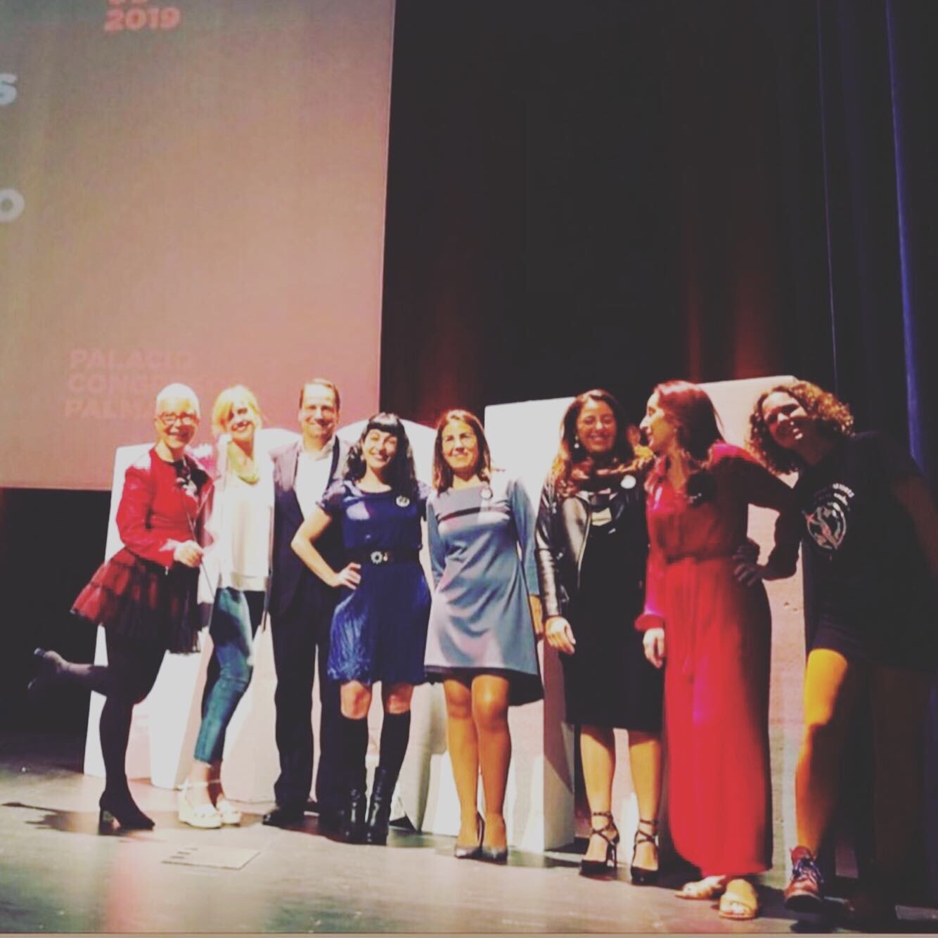 Maria Jesus Almazor, Roser Amills, Lidia Nicolau, Yas, Martha Zein y Belén Marrón en el II Foro Mujeres Que Marcan 2019