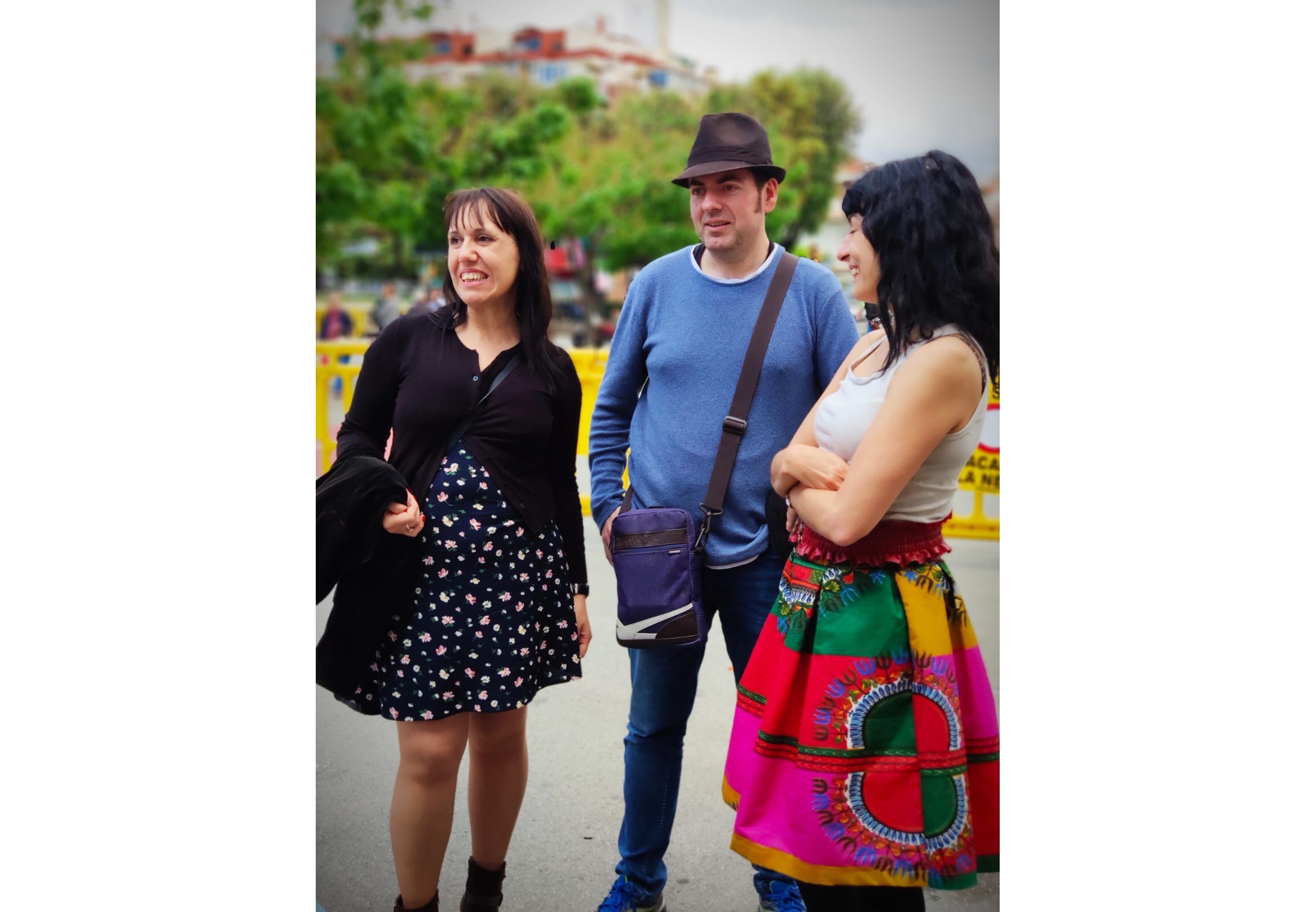 Roser Amills en la I Feria del Libro de La Llagosta, 2019 con Resistencia Literaria