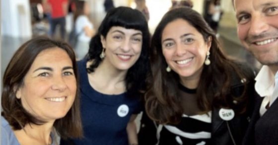 Maria Jesus Almazor, Roser Amills y Belen Marron en en Foro Mujeres que Marcan 2019