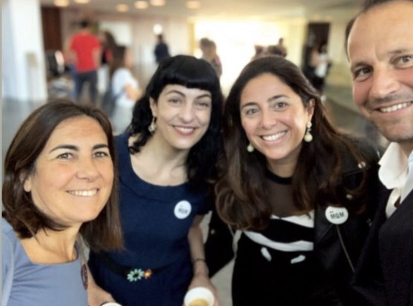 Maria Jesus Almazor, Roser Amills y Belen Marron en en Foro Mujeres que Marcan 2019