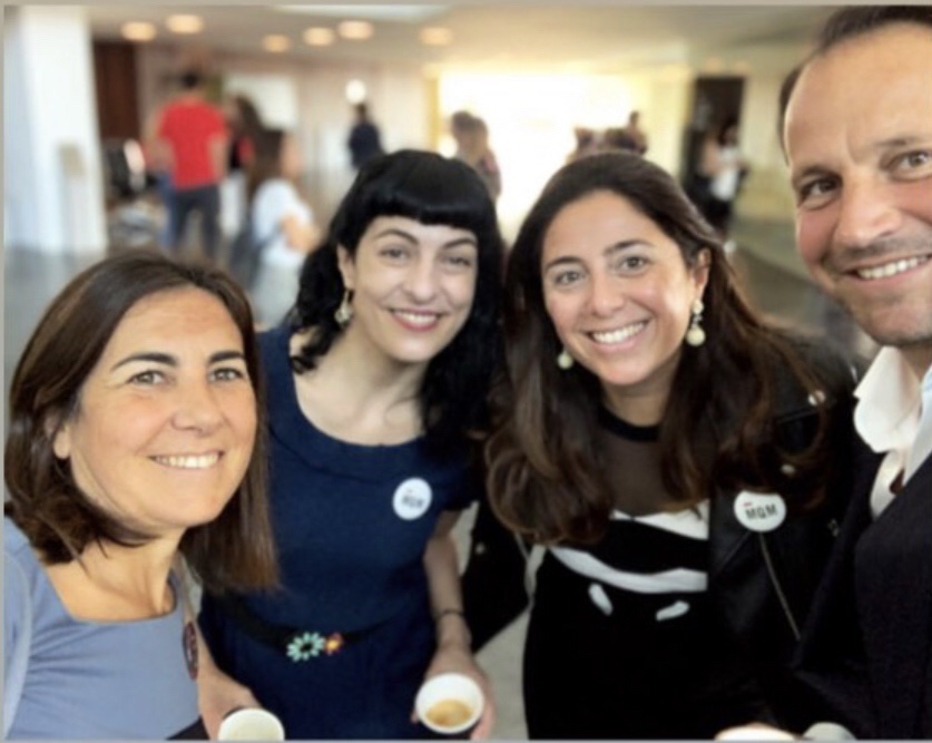 Maria Jesus Almazor, Roser Amills y Belén Marrón en en Foro Mujeres que Marcan 2019