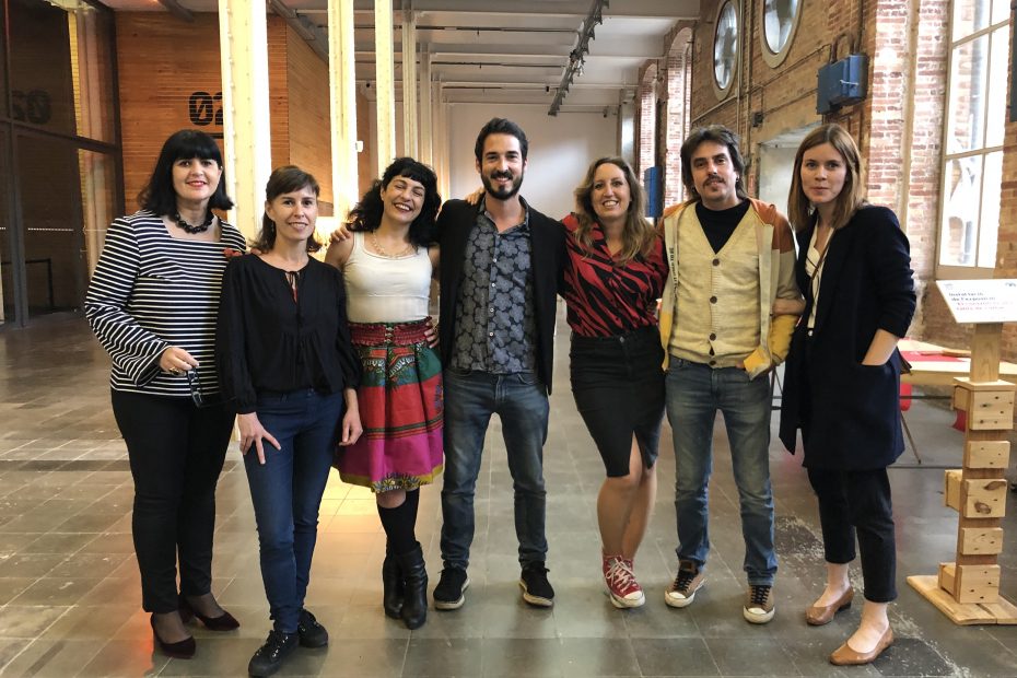 Roser Amills, Jon Botas, carmen berasategui, Veronica Nieto Foco exposicion "El corazon es una tabla de cortar" en la Fabra i Coats