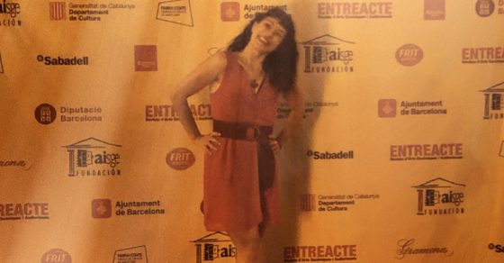 Roser Amills festa de l'Associació d’Actors i Directors Professionals de Catalunya (AADPC)