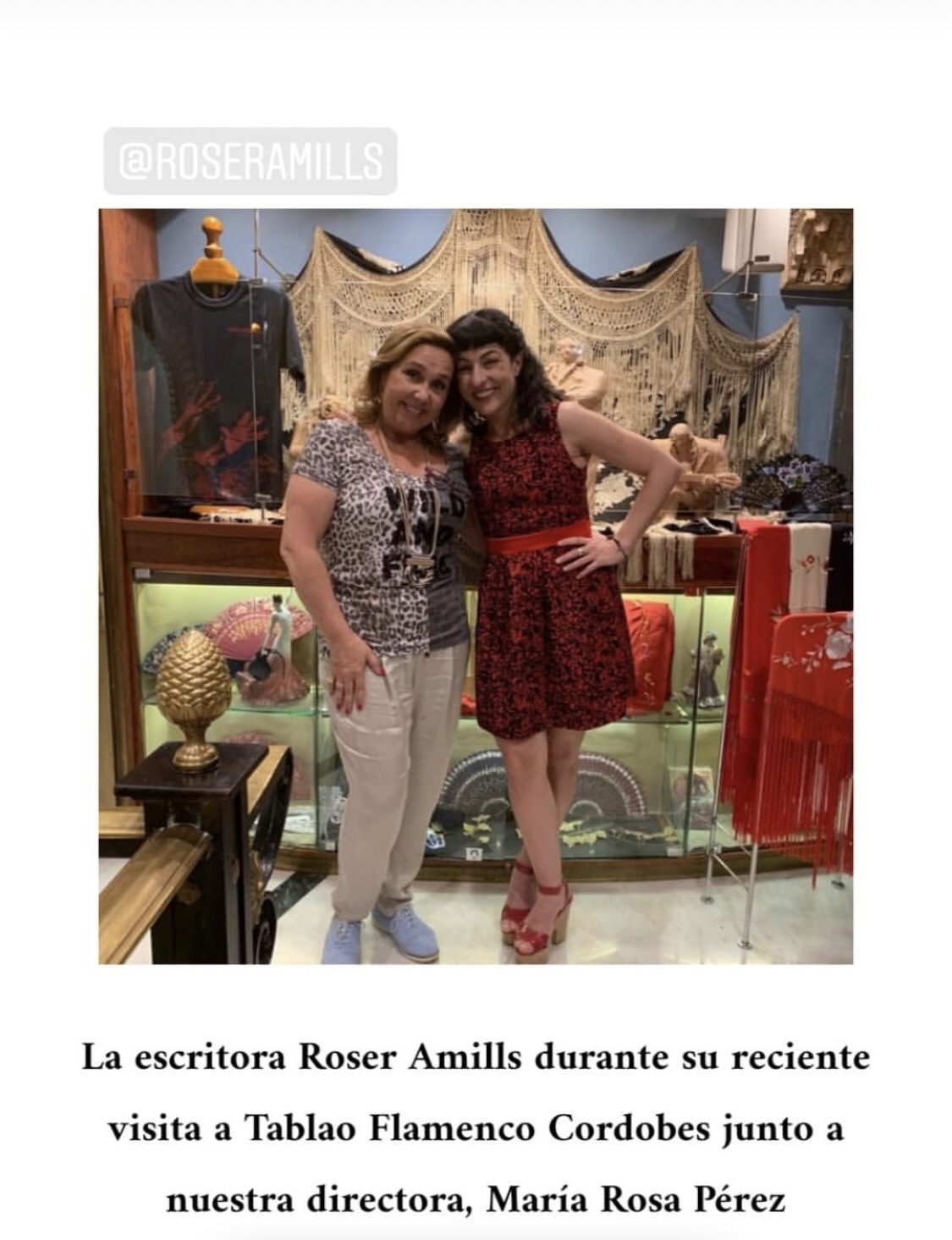 Roser Amills tablao flamenco cordobes barcelona