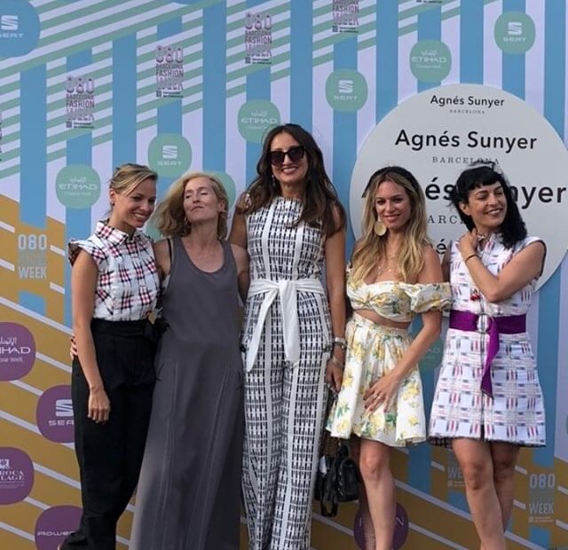 Roser Amills en el desfile de Agnes Sunyer 080 Barcelona