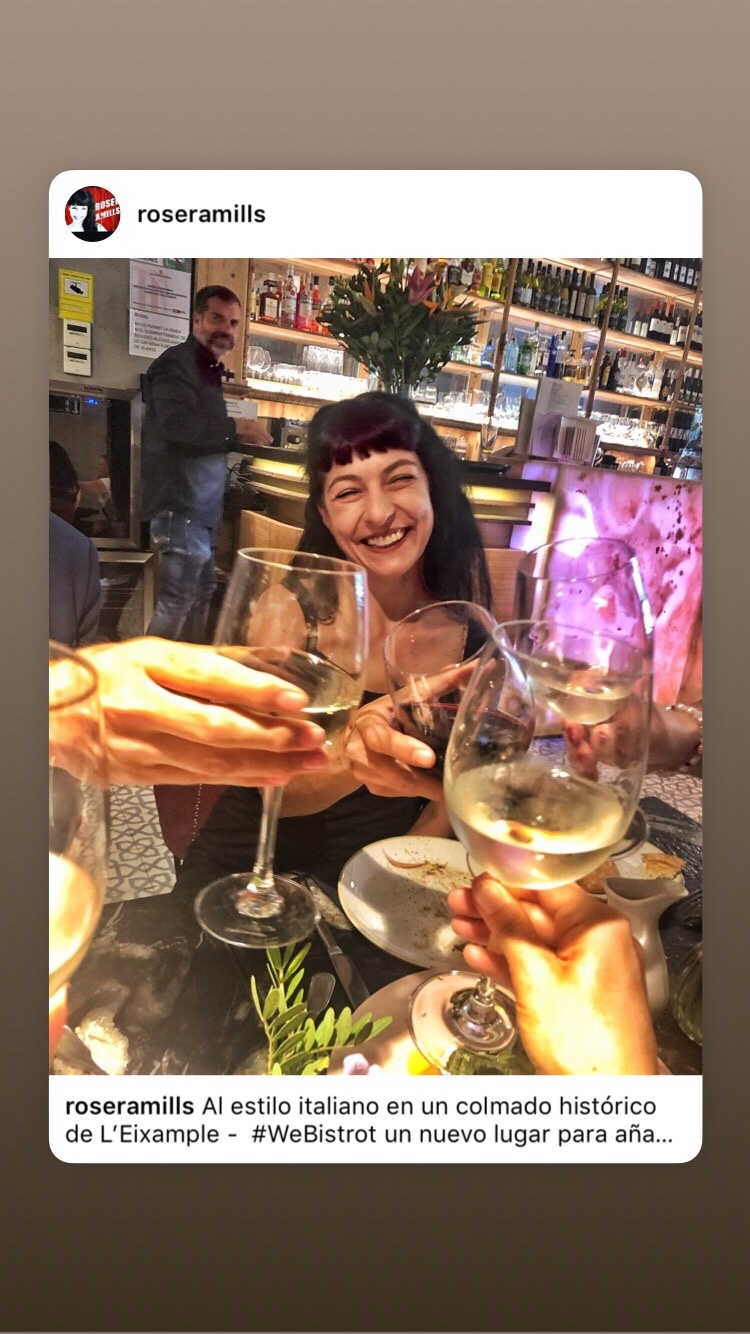 Mi visita al restaurante We Bistrot, en el Eixample de Barcelona 8 Mi visita al restaurante We Bistrot, en el Eixample de Barcelona - Roser Amills, escritora mallorquina