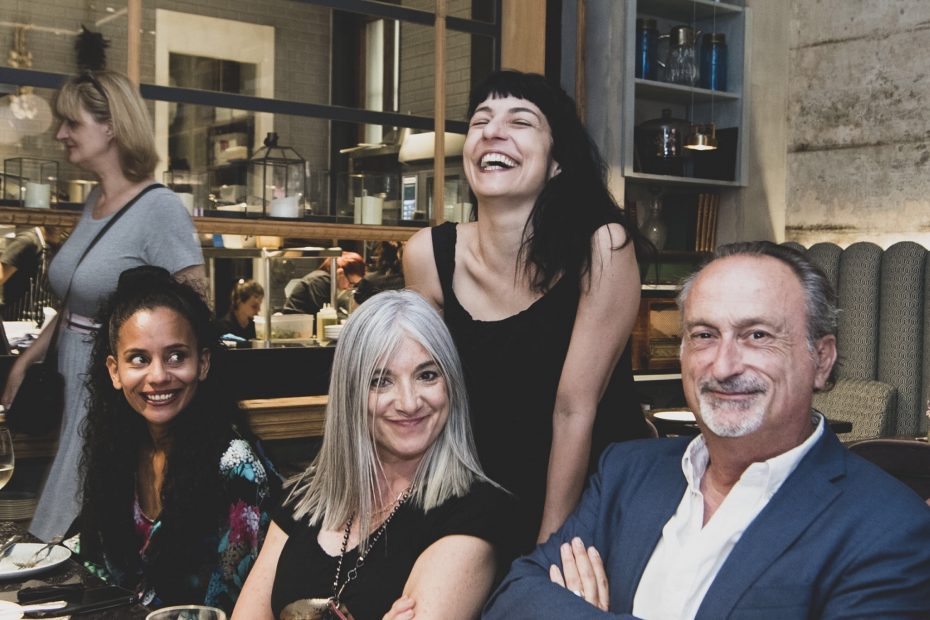 Roser Amills en we bistrot barcelona con Guillermo Hernaiz