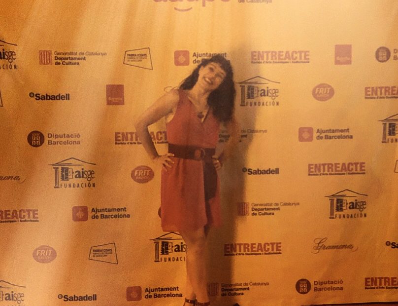 Roser Amills festa de l'Associacio d’Actors i Directors Professionals de Catalunya (AADPC)