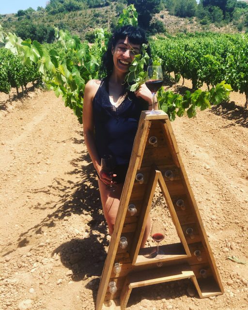 Roser Amills en la fiesta de Viñedos Singulares de junio de 2019