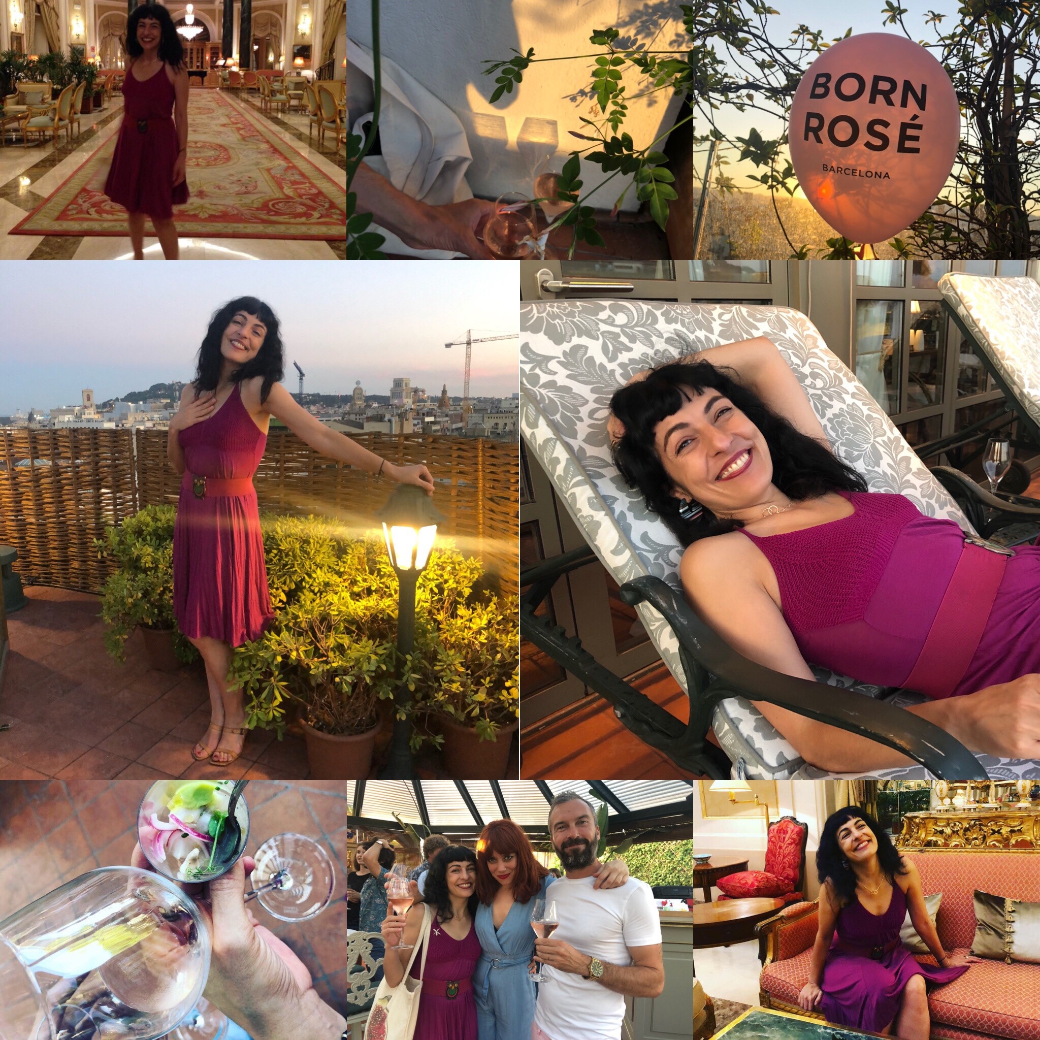 Roser Amills, Hotel Palace, fiesta Born Rose