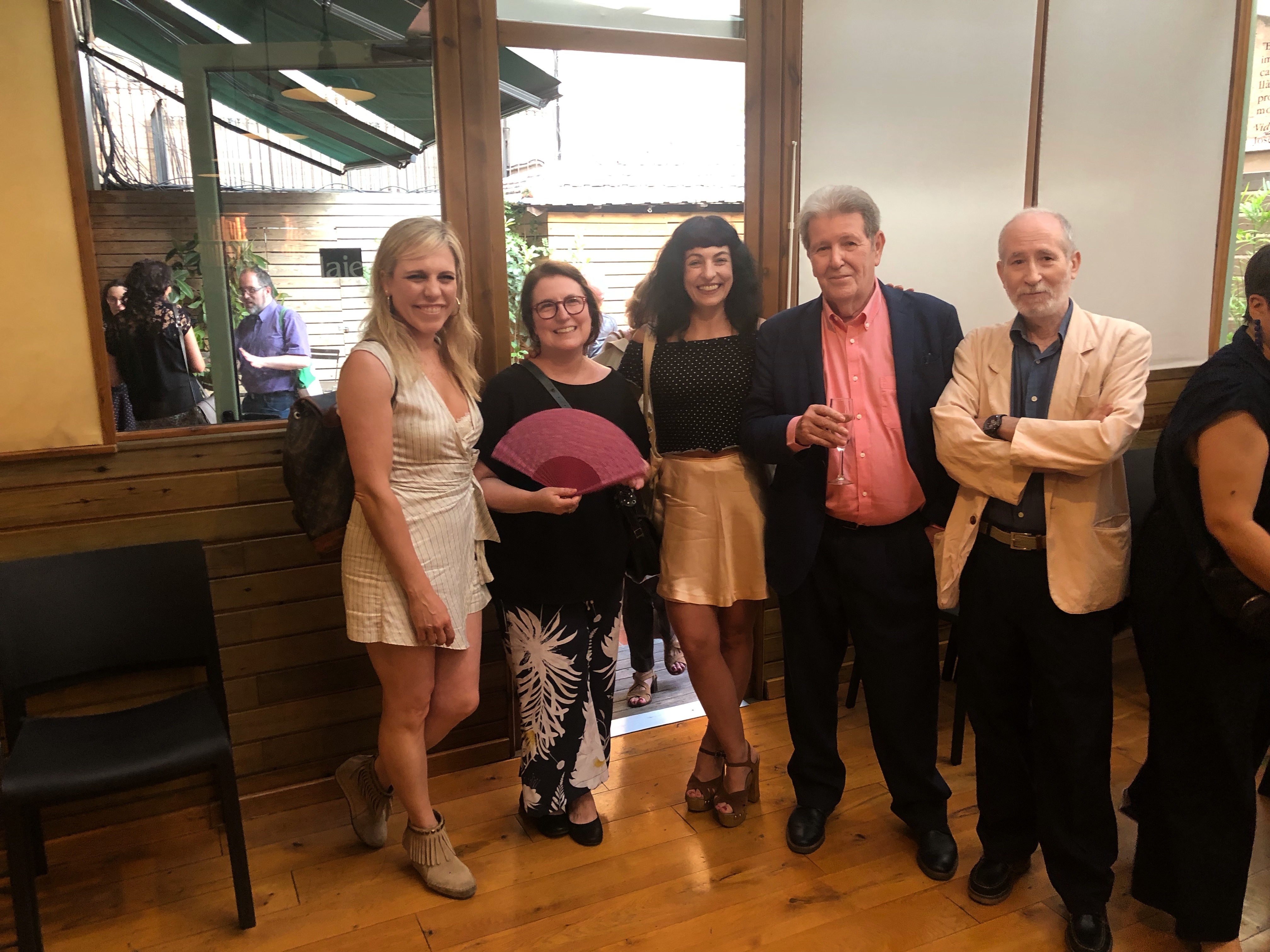 Roser Amills, Jorge Herralde, Norma Cano en Laie