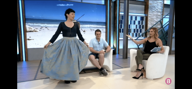 roser amills vestida de pagesa a ib3