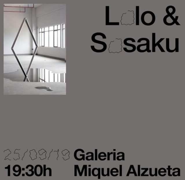 Cartell Abstract Talk Amb La Parella D Artistes Lolo I Sosaku