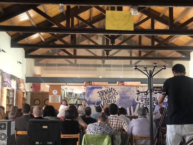 Jornades lletres ebrenques 2019 roser amills Joana serret pilar jarrin rosana andreu