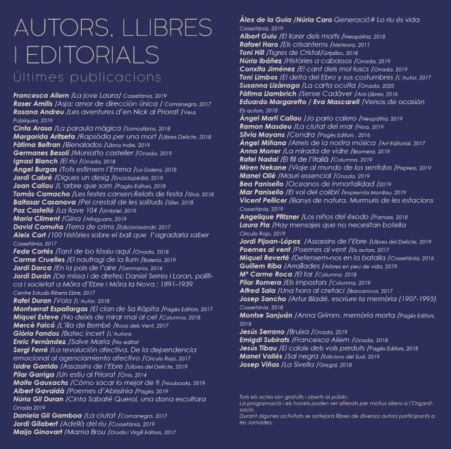 roser amills jornada lletres ebrenques 2019
