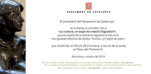 Trobada Igualtat Parlament de Catalunya