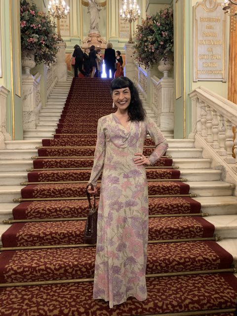 Gala de los Premios Ondas 2019, Roser Amills vestida por Las Pepitas BCN #años40 & #años60