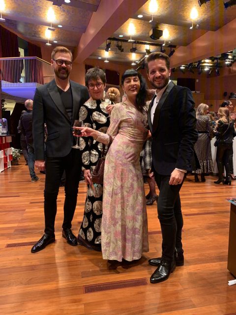 Gala de los Premios Ondas 2019, Roser Amills vestida por Las Pepitas BCN #años40 & #años60