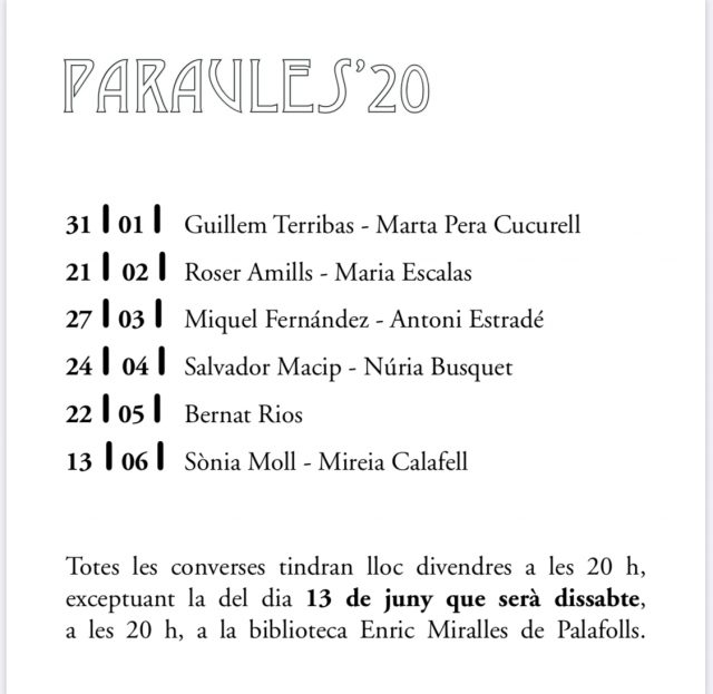 paraules 20 roser amills i maria escalas