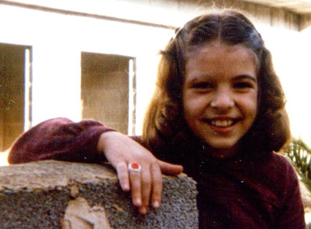 Roser Amills de niña