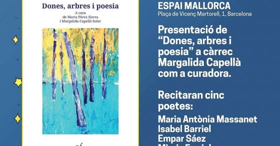 Literanit 2021, presentem el volum "Dones, arbres i poesia" (Voliana), amb textos de 130 autores 3 antologia dones arbres i poesia
