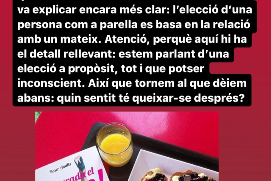 fragment llibre m'agrada de roser amills