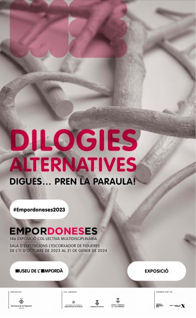Clara Oliveras i Roser Amills a la 14a edició d’Empordoneses, d’onze parelles de creadores, exposició «Dilogies alternatives» 1 Clara Oliveras i Roser Amills a la 14a edició d’Empordoneses, d’onze parelles de creadores, exposició «Dilogies alternatives» - Roser Amills, escritora mallorquina