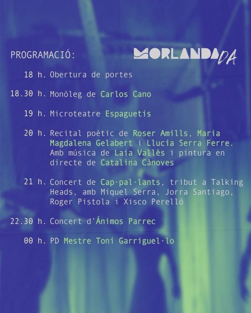 Arriba a Manacor la segona Morlandada, «horabauxa multidisciplinari» de la Revista Morlanda | CULTURA 1 Arriba a Manacor la segona Morlandada, «horabauxa multidisciplinari» de la Revista Morlanda | CULTURA - Roser Amills, escritora mallorquina