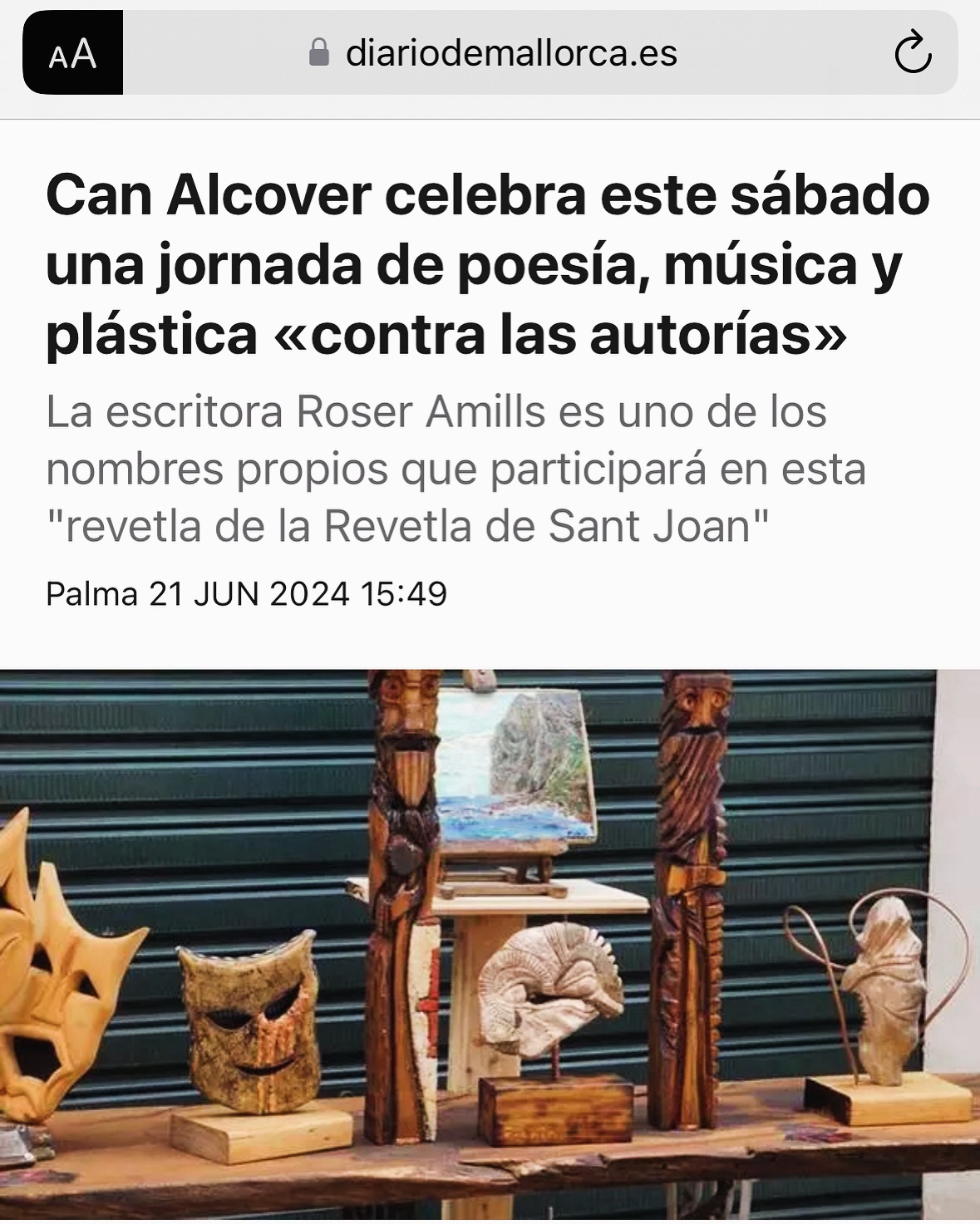 roser amills participa en las jornada de can alcover