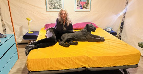 Retrato de Roser Amills, escritora mallorquina