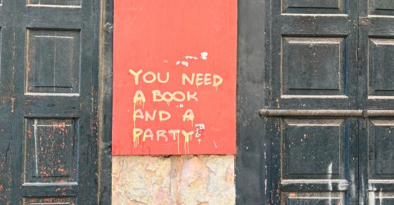 You need a book and a party