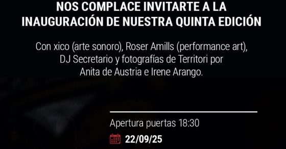 Festival Territori de Performance, performance de Roser Amills a Estudio Laterna