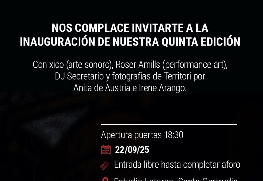 Festival Territori de Performance, performance de Roser Amills a Estudio Laterna