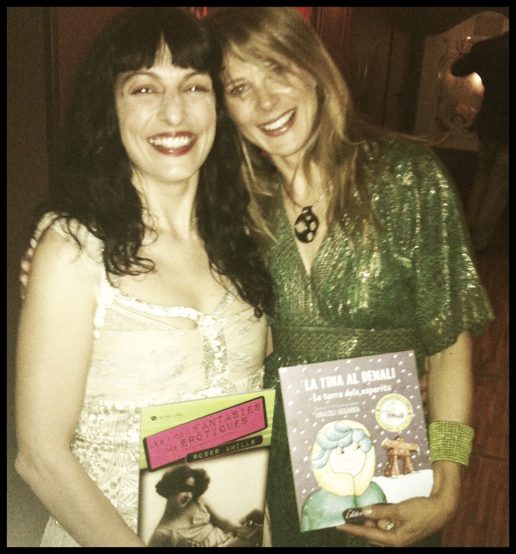 Roser Amills con «Les 1.001 fantasies més eròtiques» y Araceli Segarra con «La Tina al Denali»