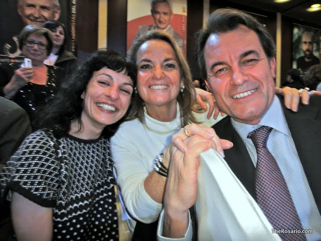 artur mas y elena rakosnic con roser amills