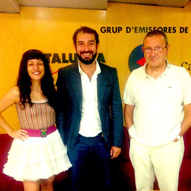 roser amills amb pere estupinya i adolf tobena