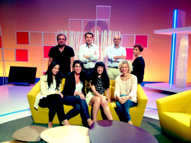 Roser Amills Amb Quim Barnola Francesc Lopez Pere Figuerola I Mabel Mart A Vespre A La 2