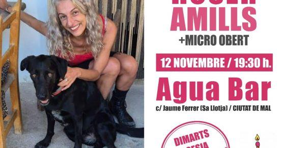 Roser Amills Recital Agua Bar Fil De Pua Angel Terron