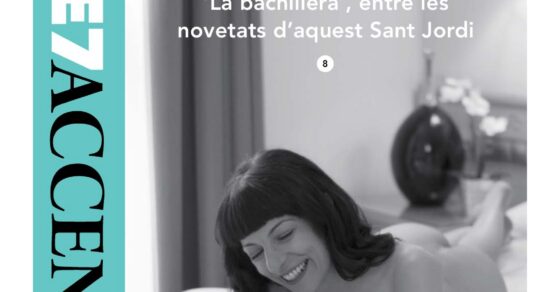 Portada de 7 Accents n.º 51: «Una nit amb Roser Amills» (Lleida, 22 de abril de 2016)